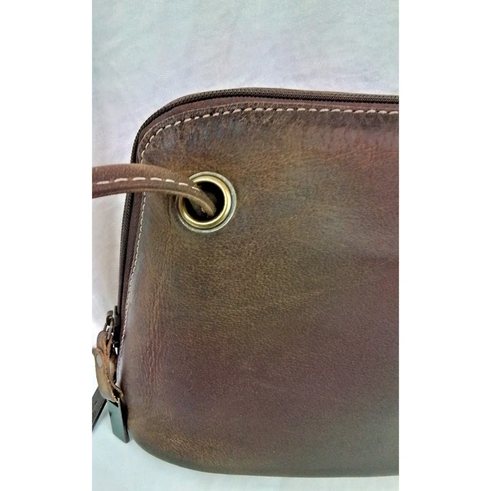 STS Ranchwear Brown Leather Crossbody Shoulder Bag
